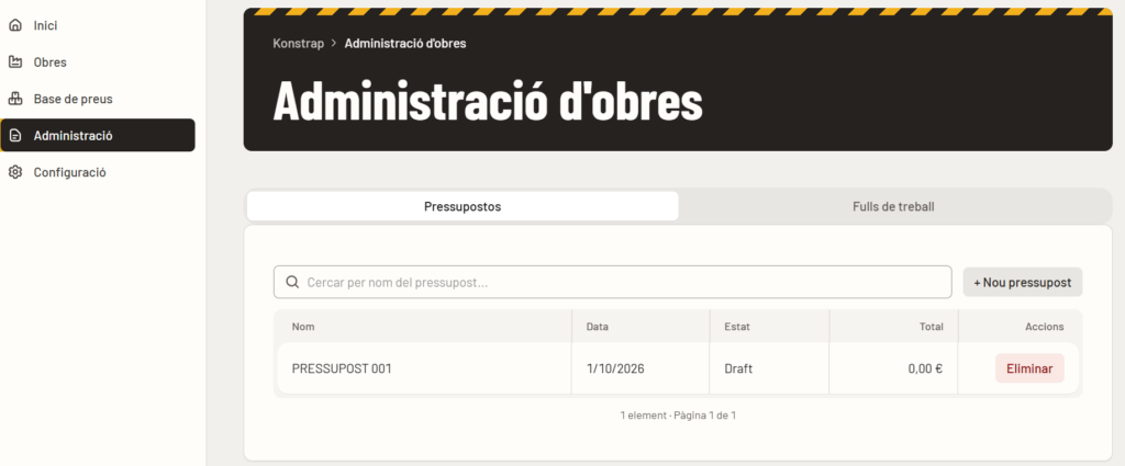 administració